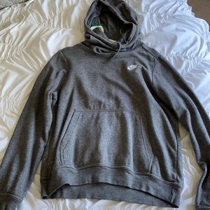 Gray Nike sweatshirt
